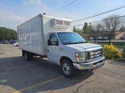 Salvage cars for sale from Copart Ontario Auction, ON: 2018 Ford Econoline E450 Super Duty Cutaway Van