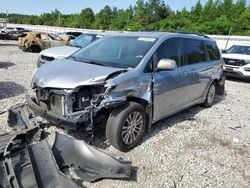 Salvage cars for sale from Copart Memphis, TN: 2012 Toyota Sienna XLE