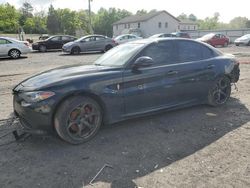 Salvage cars for sale at York Haven, PA auction: 2017 Alfa Romeo Giulia TI Q4