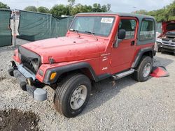 Jeep Wrangler salvage cars for sale: 2003 Jeep Wrangler / TJ Sport