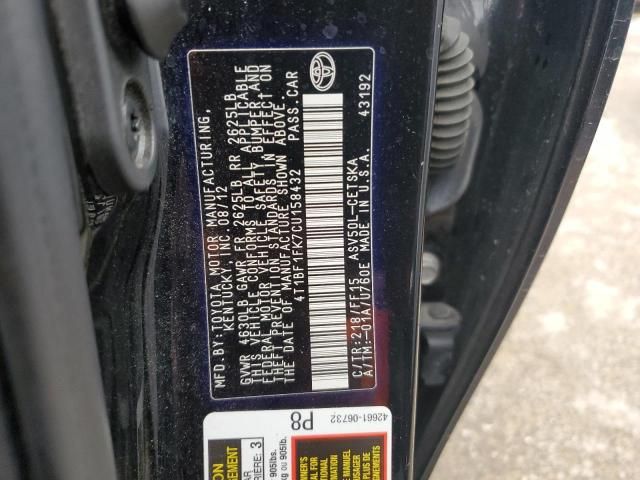 2012 Toyota Camry Base