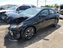 Salvage cars for sale from Copart Chicago Heights, IL: 2015 Honda Civic EX