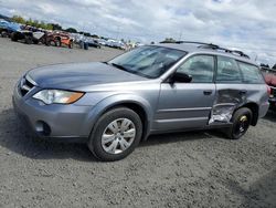 Salvage cars for sale at Eugene, OR auction: 2008 Subaru Outback