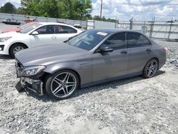 Salvage cars for sale at Byron, GA auction: 2016 Mercedes-Benz C 63 AMG-S