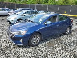 Salvage cars for sale at Waldorf, MD auction: 2019 Hyundai Elantra SEL
