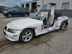 Salvage cars for sale at Chambersburg, PA auction: 2001 BMW Z3 2.5
