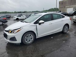 Salvage cars for sale from Copart Fredericksburg, VA: 2019 Chevrolet Cruze LS