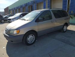 Salvage cars for sale from Copart Columbus, OH: 2002 Toyota Sienna CE