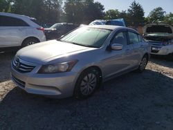 Honda salvage cars for sale: 2012 Honda Accord LX