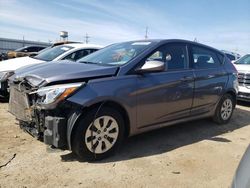 Salvage cars for sale from Copart Chicago Heights, IL: 2015 Hyundai Accent GS