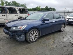 Salvage cars for sale at Spartanburg, SC auction: 2015 Honda Accord EX