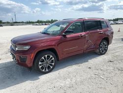 Jeep Grand Cherokee salvage cars for sale: 2021 Jeep Grand Cherokee L Overland