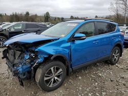 Salvage cars for sale from Copart Candia, NH: 2017 Toyota Rav4 XLE