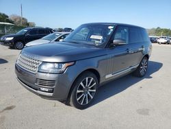 Salvage cars for sale from Copart Orlando, FL: 2016 Land Rover Range Rover HSE