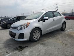 Salvage cars for sale from Copart Sun Valley, CA: 2016 KIA Rio LX