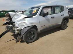 Salvage cars for sale at Brighton, CO auction: 2015 Jeep Renegade Sport