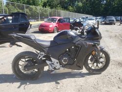 Salvage motorcycles for sale at Waldorf, MD auction: 2015 Honda CBR500 R