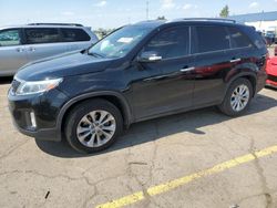 Salvage cars for sale at Woodhaven, MI auction: 2015 KIA Sorento EX