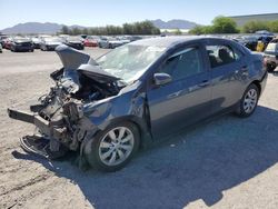 Salvage cars for sale at Las Vegas, NV auction: 2016 Toyota Corolla L