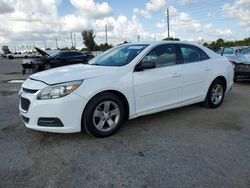 Salvage cars for sale at Miami, FL auction: 2015 Chevrolet Malibu LS