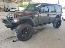 Vehiculos salvage en venta de Copart Cartersville, GA: 2019 Jeep Wrangler Unlimited Rubicon