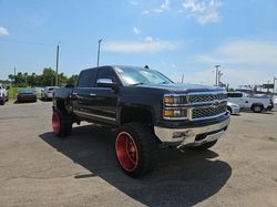 Salvage trucks for sale at Oklahoma City, OK auction: 2015 Chevrolet Silverado K1500 LTZ