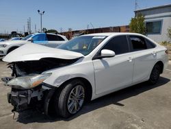Salvage cars for sale at Wilmington, CA auction: 2017 Toyota Camry LE