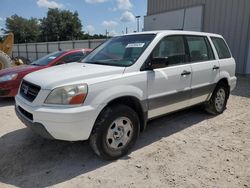 Salvage cars for sale from Copart Apopka, FL: 2004 Honda Pilot LX