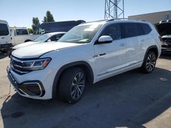 Volkswagen Atlas sel Premium r-Line salvage cars for sale: 2021 Volkswagen Atlas SEL Premium R-Line