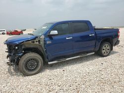 Salvage cars for sale from Copart Temple, TX: 2014 Toyota Tundra Crewmax Platinum