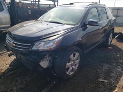 Salvage cars for sale from Copart Elgin, IL: 2017 Chevrolet Traverse LT
