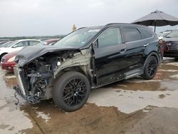 Salvage cars for sale at Grand Prairie, TX auction: 2018 Hyundai Santa FE SE Ultimate