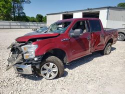 Salvage cars for sale at Rogersville, MO auction: 2015 Ford F150 Supercrew