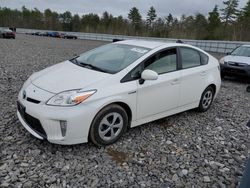 Salvage cars for sale at Windham, ME auction: 2014 Toyota Prius