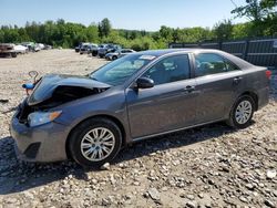 Salvage cars for sale at Candia, NH auction: 2014 Toyota Camry L