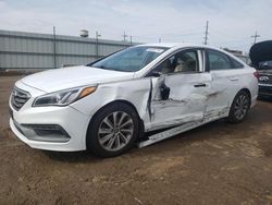 Salvage cars for sale from Copart Chicago Heights, IL: 2015 Hyundai Sonata Sport