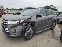 Vehiculos salvage en venta de Copart Wilmer, TX: 2017 Toyota Highlander SE