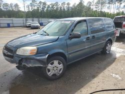 Salvage cars for sale from Copart Harleyville, SC: 2007 Chevrolet Uplander LS