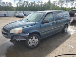 Salvage cars for sale at Harleyville, SC auction: 2007 Chevrolet Uplander LS