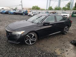 Honda salvage cars for sale: 2021 Honda Accord Sport