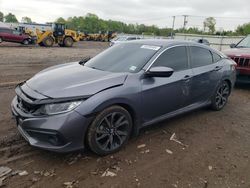 Salvage cars for sale at Hillsborough, NJ auction: 2020 Honda Civic Sport