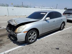 Salvage cars for sale at Van Nuys, CA auction: 2003 Infiniti G35