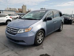 Salvage cars for sale at New Orleans, LA auction: 2012 Honda Odyssey EXL