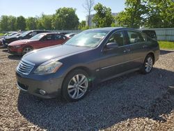 Salvage cars for sale from Copart Central Square, NY: 2008 Infiniti M35 Base