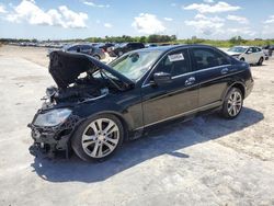 Salvage cars for sale at West Palm Beach, FL auction: 2013 Mercedes-Benz C 250