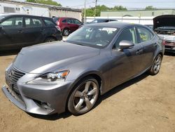 Salvage cars for sale at New Britain, CT auction: 2015 Lexus IS 350