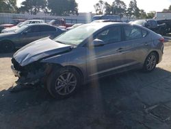 Salvage cars for sale from Copart Hayward, CA: 2018 Hyundai Elantra SEL