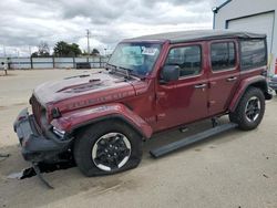 Salvage cars for sale at Nampa, ID auction: 2021 Jeep Wrangler Unlimited Rubicon