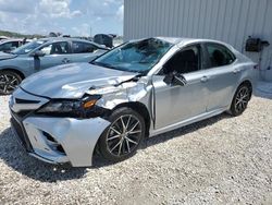 Salvage cars for sale at Jacksonville, FL auction: 2024 Toyota Camry SE Night Shade