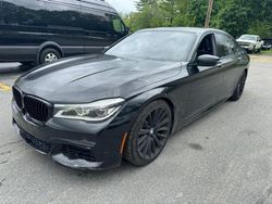 Salvage cars for sale from Copart North Billerica, MA: 2016 BMW 750 XI